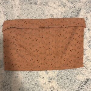 Aeropostale Brown Pencil Crop Top for Work